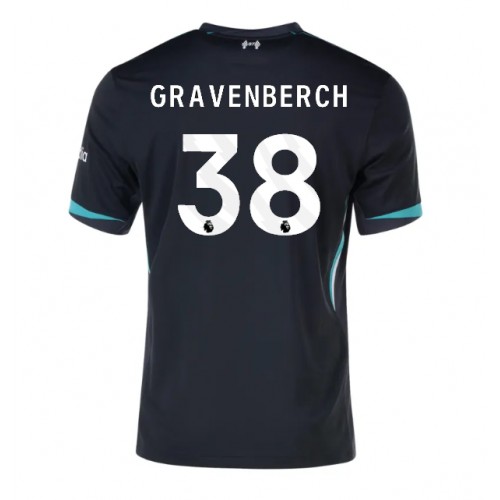 Fotbalové Dres Liverpool Ryan Gravenberch #38 Venkovní 2024-25 Krátký Rukáv